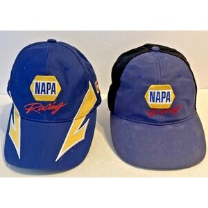 NAPA Racing Ball Caps Hats Adjustable Baseball NASCAR Trucker Toyota 55 Lot Of 2